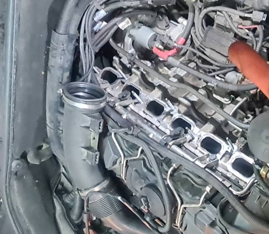 BMW N55 ENGINE WITH MANIFOLD REMOVED